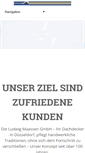 Mobile Screenshot of maassen-dach.de