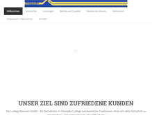 Tablet Screenshot of maassen-dach.de